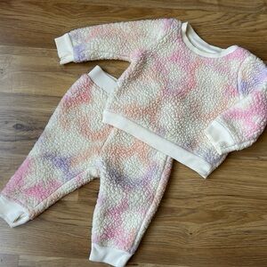 Cat & Jack Baby Pink Sherpa Set